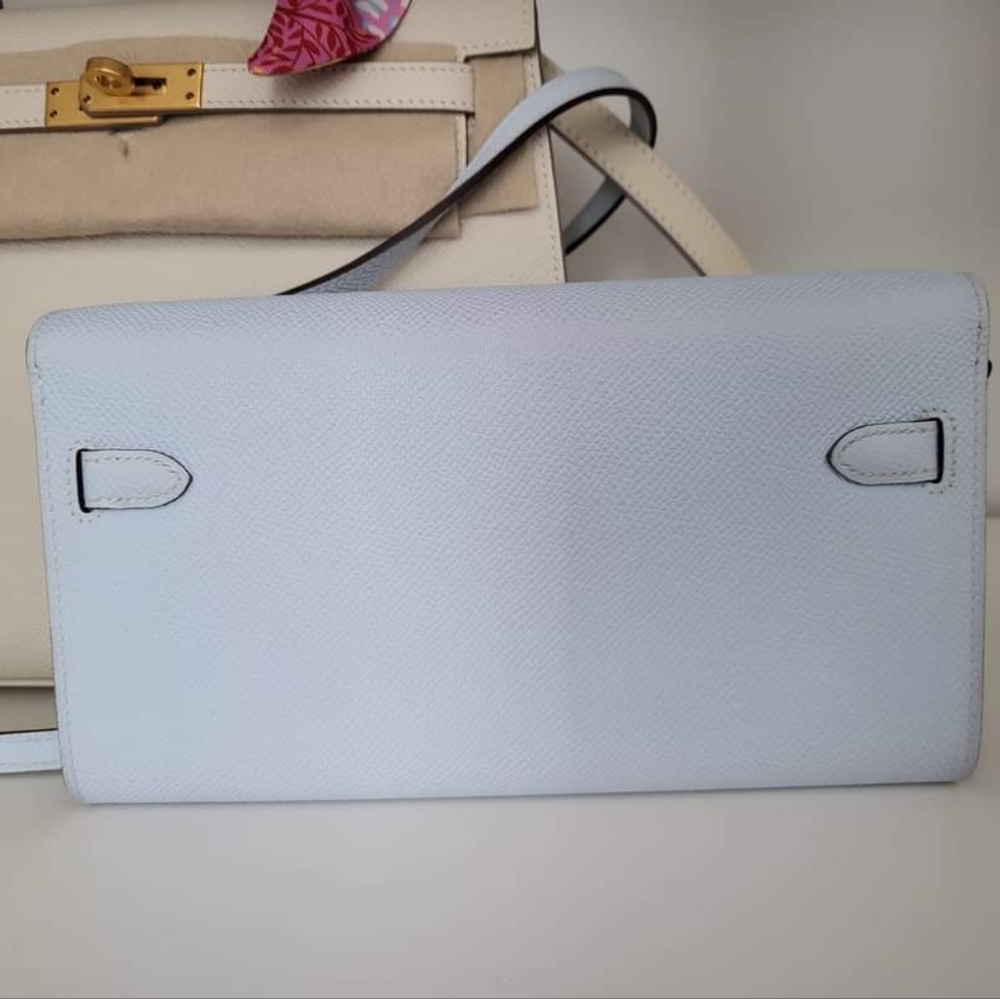 ❌️SOLD❌️ Hermes Kelly To Go Blue Brume - Picture 8 of 8